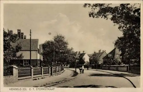 Ak Hengelo Overijssel Niederlande, CT Storkstraat