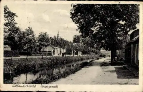 Ak Hollandscheveld Drenthe Niederlande, Blick auf das Dorf