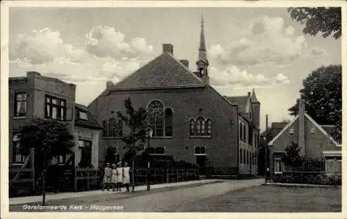 Ak Hoogeveen Drenthe Niederlande, Reformierte Kirche