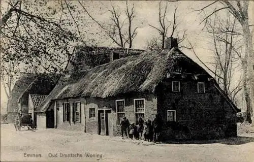 Ak Emmen Drenthe Niederlande, Oud Drentsche Haus