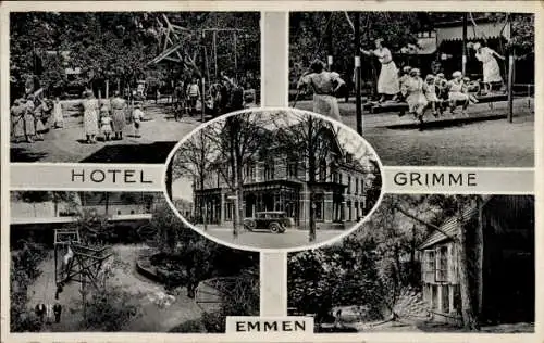 Ak Emmen Drenthe Niederlande, Hotel Grimme