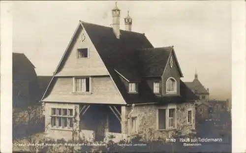 Ak Bensheim an der Bergstraße Hessen, Haus von Tiedemann