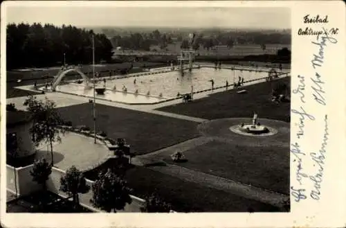 Ak Ochtrup im Münsterland, Freibad