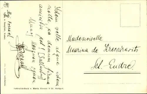 Künstler Ak Stachiewicz, Piotr, Henryk Sienkiewicz, Quo Vadis Nr. 7, Ursus und Chilon