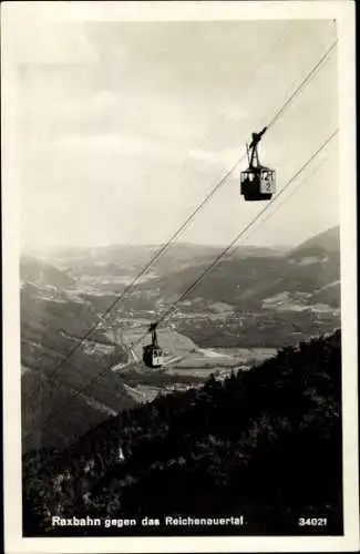 Ak Reichenau an der Rax Niederösterreich, Raxbahn, Reichenauertal