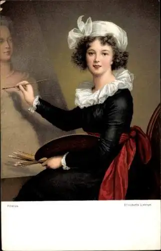 Künstler Ak Vigée Lebrun, Elisabeth, Selbstportrait der Künstlerin