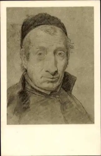 Künstler Ak Gareis, F., Prälatenkopf