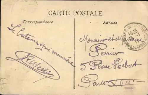 Ak Dampfschiff Tonkin, Messageries Maritimes