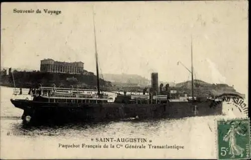 Ak Dampfschiff Saint Augustin, CGT
