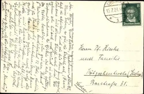 Ak Seebäderdampfer Kaiser in voller Fahrt, HAPAG