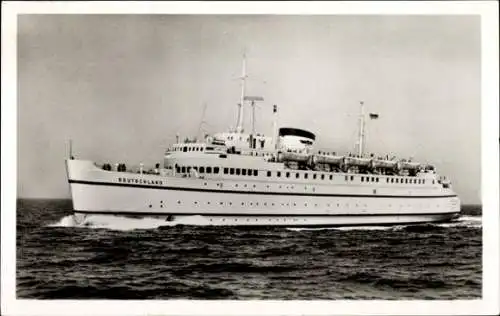 Ak Fährschiff Deutschland auf See