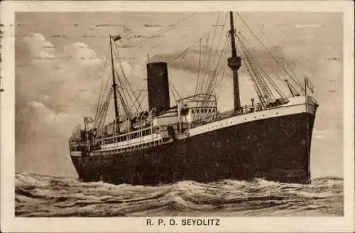 Ak Reichspostdampfer Seydlitz, Norddeutscher Lloyd Bremen