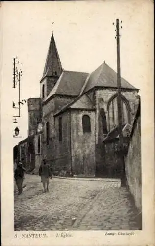 Ak Nanteuil le Haudouin Oise, Kirche