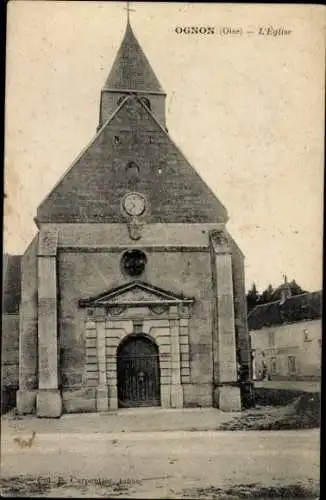 Ak Ognon Oise, Kirche