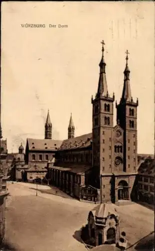 Ak Würzburg am Main Unterfranken, Dom