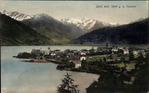 Ak Zell am See in Salzburg, Panorama