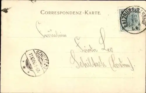 Ak Salzburg in Österreich, Panoramablick vom Kapuzinerberg