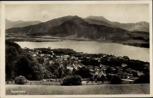 Ak Tegernsee in Oberbayern, Panorama