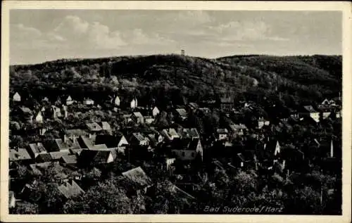 Ak Bad Suderode Quedlinburg im Harz, Panorama