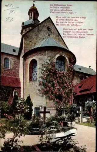 Ak Hildesheim in Niedersachsen, Dom, Gedicht