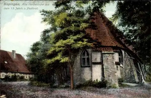 Ak Bispingen in der Lüneburger Heide, Heidekirche, Pastorat