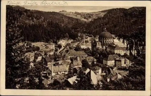 Ak Sankt Blasien im Schwarzwald, Blick vom Weisenstein