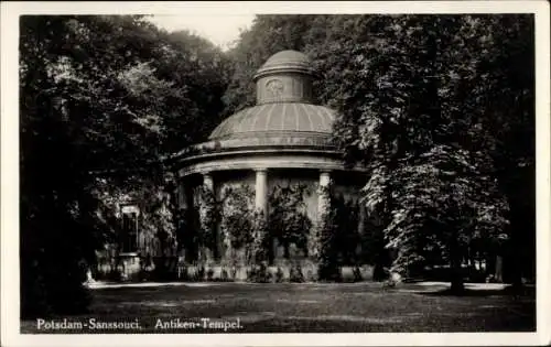 Ak Potsdam Sanssouci, Antiken-Tempel
