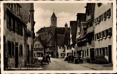 Ak Dinkelsbühl in Mittelfranken, Obere Schmiedgasse