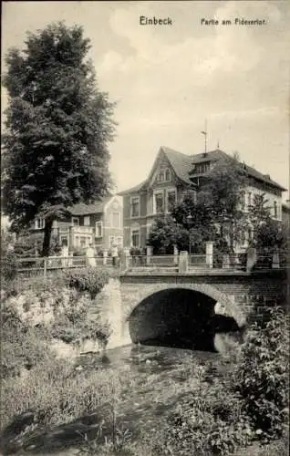 Ak Einbeck in Niedersachsen, Fidexertor, Brücke