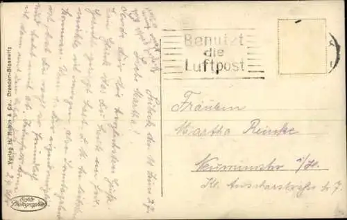 Ak Hansestadt Lübeck, Geibel-Denkmal