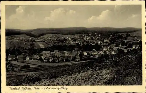 Ak Tambach Dietharz in Thüringen, Blick vom Gallberg