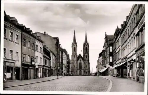 Ak Hof an der Saale Oberfranken Bayern, Altstadt