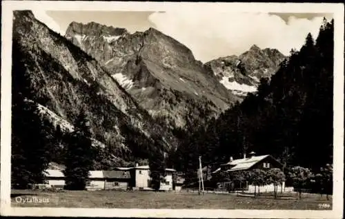 Ak Oberstdorf im Oberallgäu, Oytalhaus, Schneeck, große Wilde