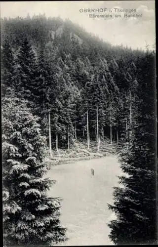 Ak Oberhof im Thüringer Wald, Bärenstein, Bahnhof