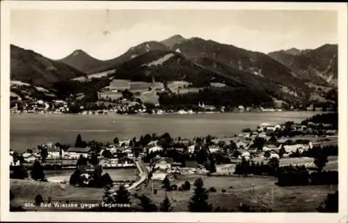 Ak Bad Wiessee in Oberbayern, Tegernsee, Panorama