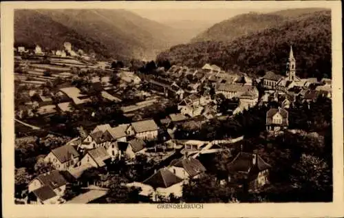 Ak Grendelbruch Elsass Bas Rhin, Teilansicht Ort