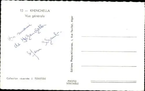 Ak Khenchela Algerien, Panorama