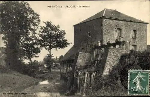 Ak Fruges Pas de Calais, Le Moulin