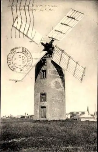 Ak Notre Dame des Monts Vendée, Moulin du Bourg