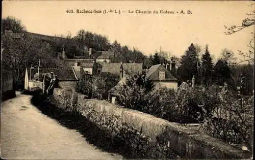 Ak Rochecorbon Indre et Loire, Le Chemin du Coteau