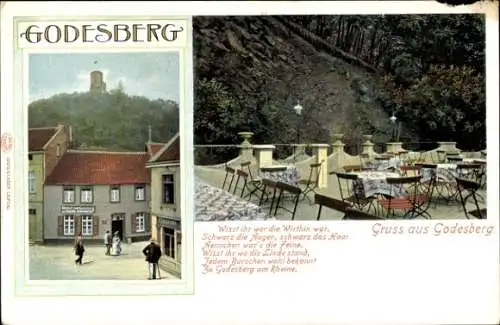 Ak Bad Godesberg Bonn am Rhein, Gasthof zum Godesberg