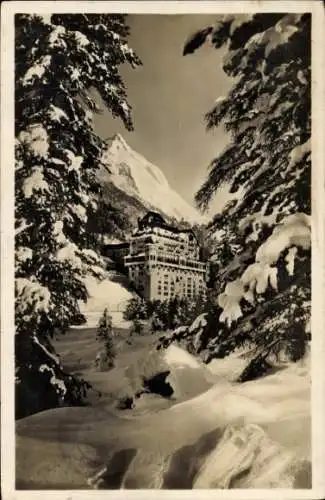 Ak Pontresina Kanton Graubünden Schweiz, Schlosshotel