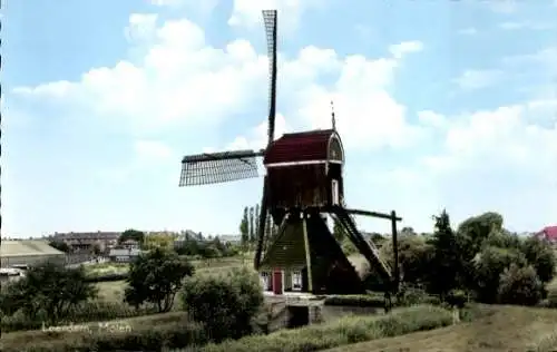 Ak Leerdam Südholland, Windmühle