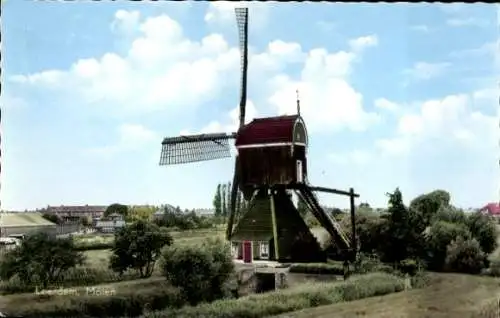 Ak Leerdam Südholland, Windmühle