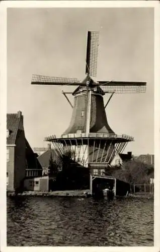 Ak Zaandijk Nordholland, Windmühle De bleeke Dood