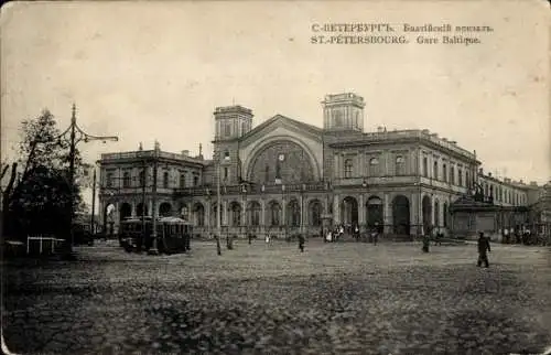Ak Sankt Petersburg Russland, Ostseebahnhof