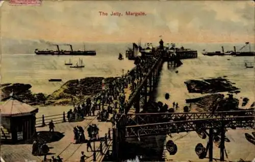 Ak Margate Kent England, The Jetty