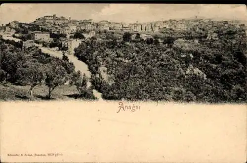 Ak Anagni Frosinone Lazio, Gesamtansicht