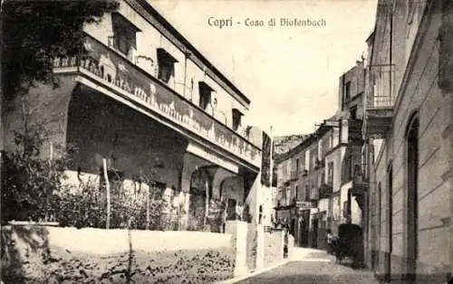 Ak Capri Neapel Campania, Casa di Diofenbach