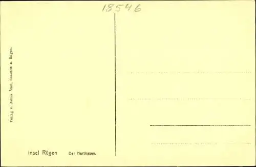 Ak Insel Rügen, Herthasee